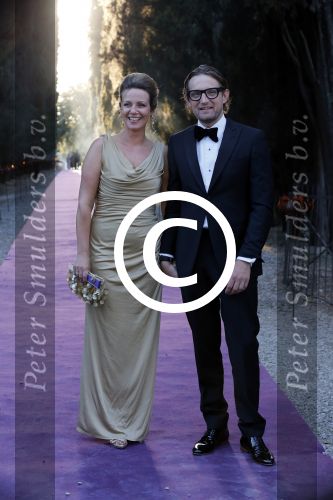 Florence 16 juni 2012
Trouwen Prinses Carolina de Borbon Parma en Albert Brenninkmeijer in de basilica di san Miniato al Monte. Het feest is s avonds in een prive huis. Prins Bernhard jr en Prinses Annette
Peter Smulders bv