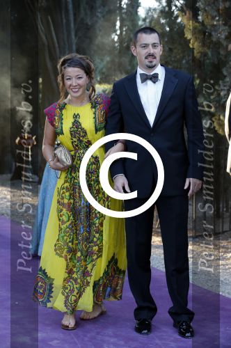 Florence 16 juni 2012
Trouwen Prinses Carolina de Borbon Parma en Albert Brenninkmeijer in de basilica di san Miniato al Monte. Het feest is s avonds in een prive huis. Prins Nicolas met zijn zus prinses Juliana
Peter Smulders bv