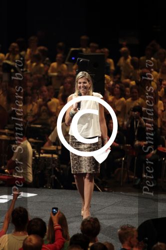 Amsterdam 6 juni 2012
Prinses Maxima Amalia Ariane en Alexia met hun vader Prins Willem Alexander
bij muziek concert in de heineken music hall.
Peter Smulders bv