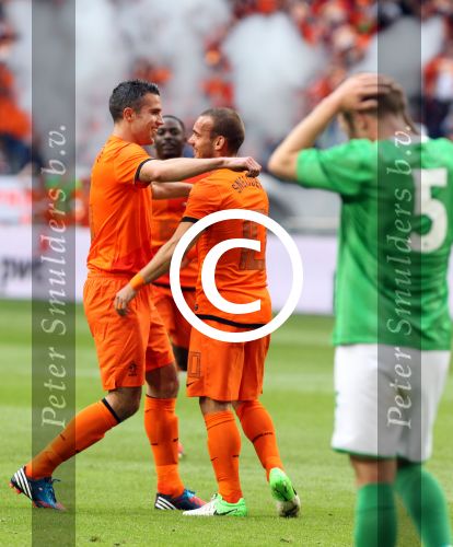 Amsterdam 2 juni 2012
Nederland- Noord ierland 6-0 in de arena.
Robin v Persie
Peter Smulders bv