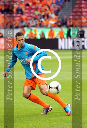 Amsterdam 2 juni 2012
Nederland- Noord ierland 6-0 in de arena.
Robin v Persie
Peter Smulders bv