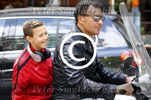 Amsterdam 14 juni 2012
Ruud en Maxim Gullit op vespa scooter en met Bram Moszkowicz.
Peter Smulders bv