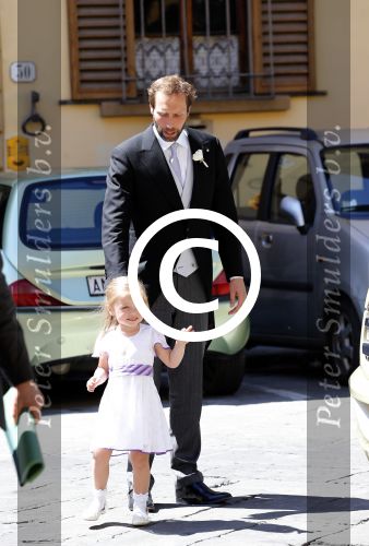 Florence 16 juni 2012
Trouwen Prinses Carolina de Borbon Parma en Albert Brenninkmeijer in de basilica di san Miniato al Monte. Tjalling ten cate met dochter
Peter Smulders bv