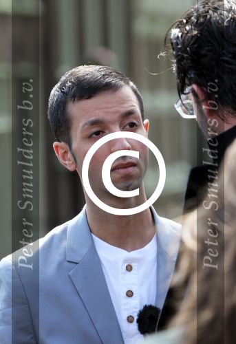 Amsterdam 14 mei 2012
D66 kandidaat Tofik Dibi wordt geinterviewd door jakhals Erik Dijkstra.
Peter Smulders bv