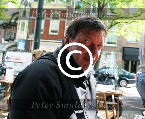 Amsterdam 2 juni 2012
Willem Holleeder met vespa scooter op de cornelis schuytstraat.
Peter Smulders bv