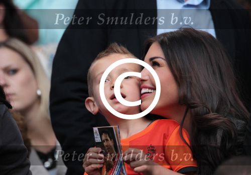 Amsterdam 2 juni 2012
Nederland- Noord ierland 6-0 in de arena. Yolanthe Sneijder Cabau met Jessey
Peter Smulders bv