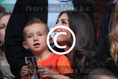 Amsterdam 2 juni 2012
Nederland- Noord ierland 6-0 in de arena. Yolanthe Sneijder Cabau met Jessey
Peter Smulders bv