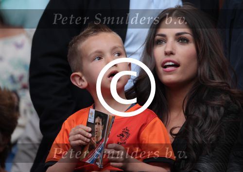 Amsterdam 2 juni 2012
Nederland- Noord ierland 6-0 in de arena. Yolanthe Sneijder Cabau met Jessey
Peter Smulders bv