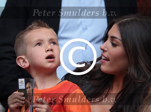 Amsterdam 2 juni 2012
Nederland- Noord ierland 6-0 in de arena. Yolanthe Sneijder Cabau met Jessey
Peter Smulders bv