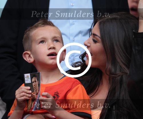 Amsterdam 2 juni 2012
Nederland- Noord ierland 6-0 in de arena. Yolanthe Sneijder Cabau met Jessey
Peter Smulders bv