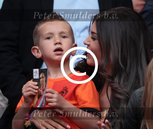 Amsterdam 2 juni 2012
Nederland- Noord ierland 6-0 in de arena. Yolanthe Sneijder Cabau met Jessey
Peter Smulders bv