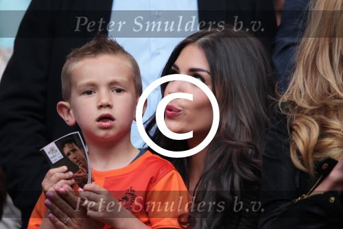 Amsterdam 2 juni 2012
Nederland- Noord ierland 6-0 in de arena. Yolanthe Sneijder Cabau met Jessey
Peter Smulders bv