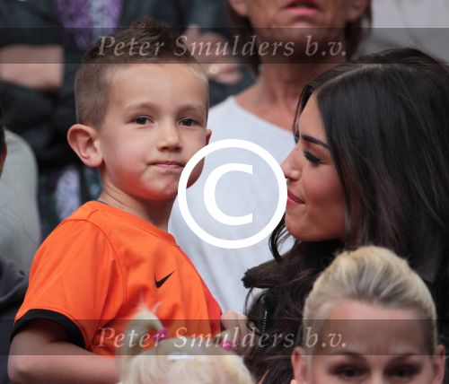 Amsterdam 2 juni 2012
Nederland- Noord ierland 6-0 in de arena. Yolanthe Sneijder Cabau met Jessey
Peter Smulders bv
