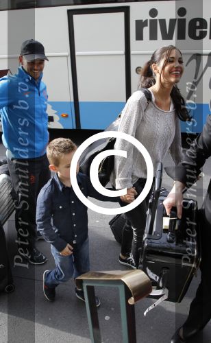 Lausanne, 17 en 18 Augustus 2012
Yolanthe Sneijder-Cabau samen met de dames van het Nederlands elftal, Wesley Sneijder en Jessey Sneijder
Foto Peter Smulders BV
