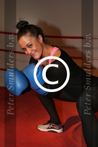 Amsterdam, 21 Mei 2013
Anna-Alicia Sklias op de sportschool samen met PT Oswin Beingsick
Foto Peter Smulders BV