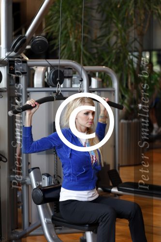 Amsterdam 11 juni 2013
Charlotte Labee bij sport City aan het trainen/ sporten.
Peter Smulders bv