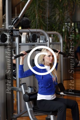 Amsterdam 11 juni 2013
Charlotte Labee bij sport City aan het trainen/ sporten.
Peter Smulders bv