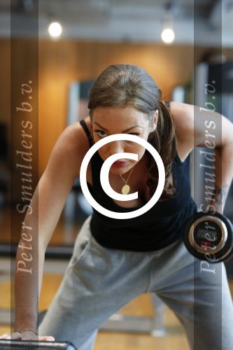 Amsterdam 27 mei 2013
Doerien Rose aan het trainen met Personal trainer Oswin Beingsick bij sportcity.
Peter Smulders bv