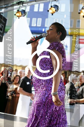 Amsterdam 1 juni 2013
Dam diner tbv het aidsfonds in de Heineken music Hall HMH. Edsilia Rombley zwanger
Peter Smulders bv