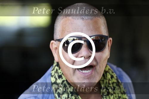Almere 27 mei 2013
Emile Ratelband kaal en met blauwe ogen bij golfwedstrijd.
Peter Smulders  bv
