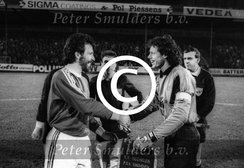 Mechelen, 1 Februari 1989
1e Wedstrijd Supercup tussen KV Mechelen-PSV, eindstand 3-0

Foto Peter Smulders BV