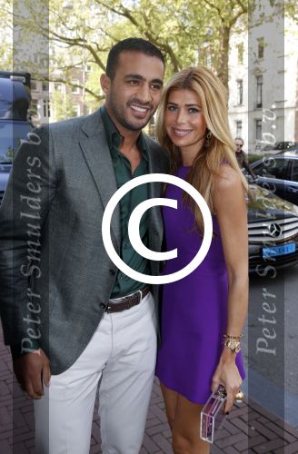 Amsterdam 29 mei 2013
Estelle Cruijff en Badr hari bij de talkies terras awards in het amstel hotel.
Peter Smulders bv