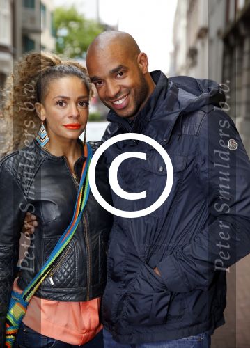 Amsterdam 13 juni 2013
Feestje Ferry Doedens in hotel l\'europe. fajah Lourens met vriend
Peter Smulders bv