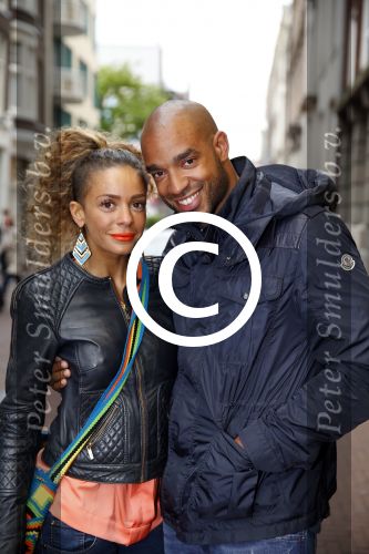 Amsterdam 13 juni 2013
Feestje Ferry Doedens in hotel l\'europe. fajah Lourens met vriend
Peter Smulders bv