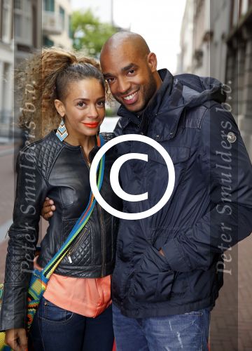 Amsterdam 13 juni 2013
Feestje Ferry Doedens in hotel l\'europe. fajah Lourens met vriend
Peter Smulders bv