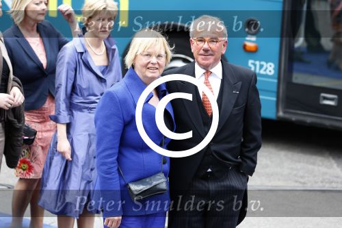 Amsterdam, 30 april 2013
Inhuldiging Koning Willem Alexander en Koningin Maxima
Frans Weisglas met zijn vrouw
Foto Peter Smulders BV