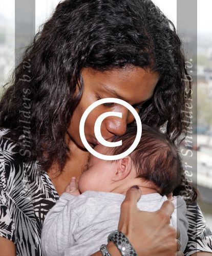 Amsterdam 30 mei 2013
Mom\'s moment in het Hilton Tree hotel. Georgina Kwayke met baby
Peter Smulders bv