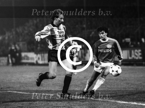 Mechelen, 1 Februari 1989
1e Wedstrijd Supercup tussen KV Mechelen-PSV, eindstand 3-0

Foto Peter Smulders BV