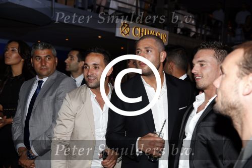 Istanbul 21 mei 2013
Presentatie nieuw sieradenlijn Yolanthe Cabau van Yolanthe Sneijder Cabau in het meest populaire restaurant / club Reina van Istanbul. Wesley Sneijder was trots als een pauw.  Gokhan Saki
Peter Smulders bv