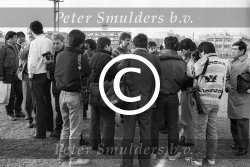 Tokio, 9 December 1988
Training PSV en Guus Hiddink
Foto Peter Smulders BV
