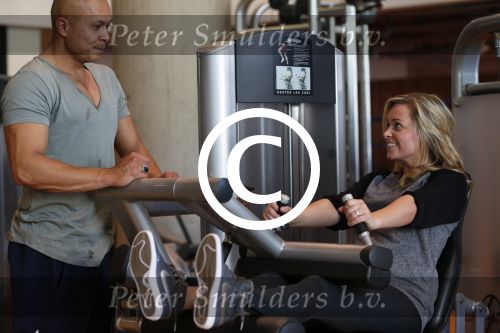 Amsterdam 27 mei 2013
Ingrid Jansen aan het trainen met personal trainer Oswin Beingsick.
Peter Smulders bv