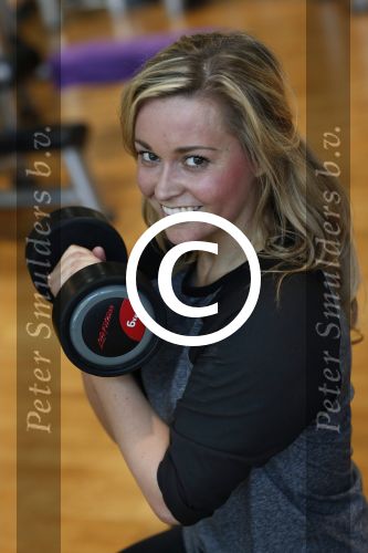 Amsterdam 27 mei 2013
Ingrid Jansen aan het trainen met personal trainer Oswin Beingsick.
Peter Smulders bv