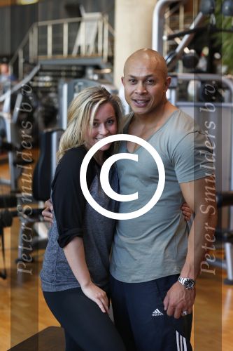 Amsterdam 27 mei 2013
Ingrid Jansen aan het trainen met personal trainer Oswin Beingsick.
Peter Smulders bv