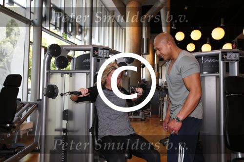 Amsterdam 27 mei 2013
Ingrid Jansen aan het trainen met personal trainer Oswin Beingsick.
Peter Smulders bv
