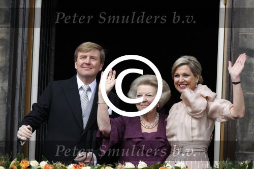 Amsterdam, 30 April 2013
Inhuldiging Koning Willem Alexander en Koningin Maxima
Op het Paleis op de Dam
Foto Peter Smulders BV