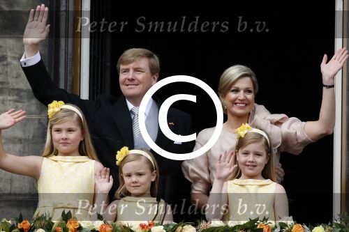 Amsterdam, 30 April 2013
Inhuldiging Koning Willem Alexander en Koningin Maxima
Op het Paleis op de Dam
Foto Peter Smulders BV