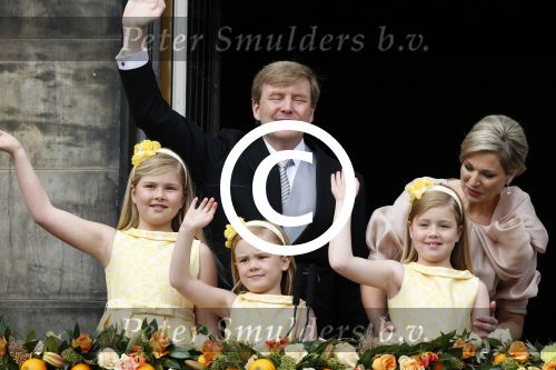 Amsterdam, 30 April 2013
Inhuldiging Koning Willem Alexander en Koningin Maxima
Op het Paleis op de Dam
Foto Peter Smulders BV