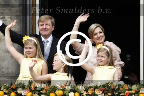 Amsterdam, 30 April 2013
Inhuldiging Koning Willem Alexander en Koningin Maxima
Op het Paleis op de Dam
Foto Peter Smulders BV