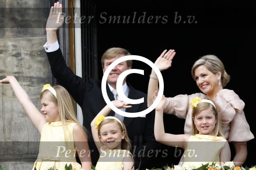 Amsterdam, 30 April 2013
Inhuldiging Koning Willem Alexander en Koningin Maxima
Op het Paleis op de Dam
Foto Peter Smulders BV