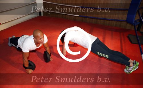 Amsterdam 6 juni 2013
Lodewijk Hoekstra aan het sporten met personal trainer Oswin Beingsick.
Peter Smulders bv