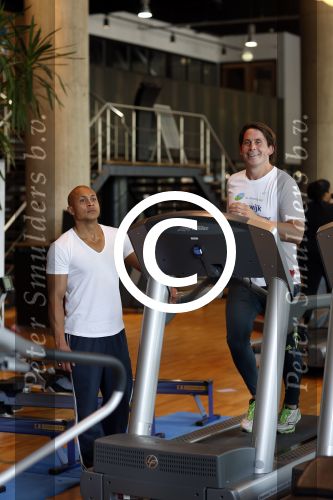 Amsterdam 6 juni 2013
Lodewijk Hoekstra aan het sporten met personal trainer Oswin Beingsick.
Peter Smulders bv