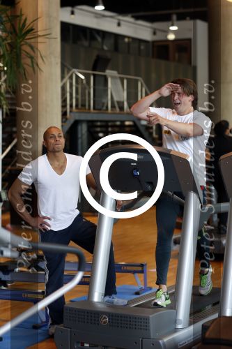 Amsterdam 6 juni 2013
Lodewijk Hoekstra aan het sporten met personal trainer Oswin Beingsick.
Peter Smulders bv