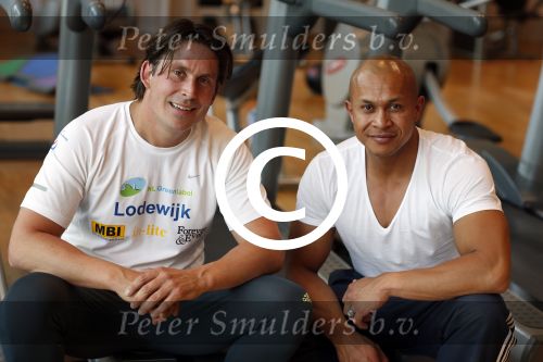 Amsterdam 6 juni 2013
Lodewijk Hoekstra aan het sporten met personal trainer Oswin Beingsick.
Peter Smulders bv