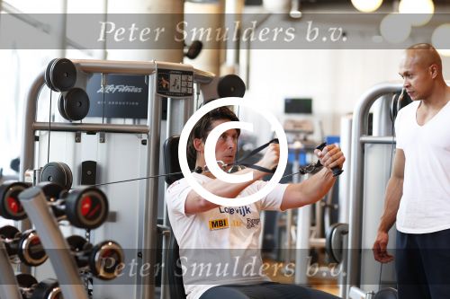 Amsterdam 6 juni 2013
Lodewijk Hoekstra aan het sporten met personal trainer Oswin Beingsick.
Peter Smulders bv