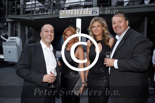 Istanbul 21 mei 2013
Presentatie nieuw sieradenlijn Yolanthe Cabau van Yolanthe Sneijder Cabau in het meest populaire restaurant / club Reina van Istanbul. Wesley Sneijder was trots als een pauw. Marc en Janneke Brouwers met vrienden
Peter Smulders bv
