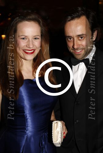Amsterdam, 17 November 2008 Premiere Oorlogswinter
Marc v Uchelen met vrouw Lies Visschedijk
Foto Peter Smulders BV